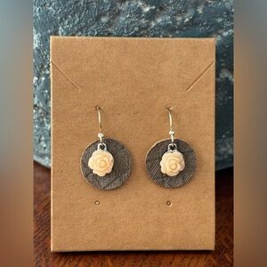 Handmade Rose Earrings